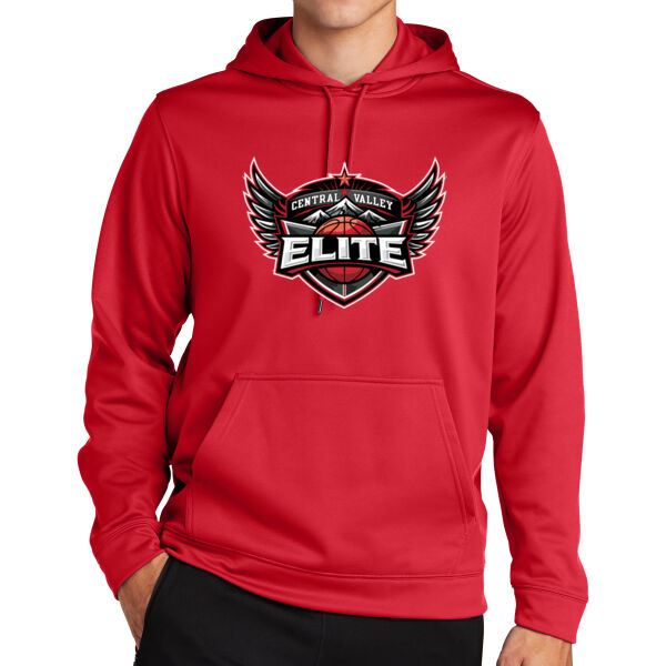 Central Valley Elite Sport Wick Fleece Hooded Pullover Thumbnail