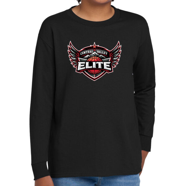 Central Valley Elite Youth Heavy Cotton 100% Cotton Long Sleeve T Shirt Thumbnail