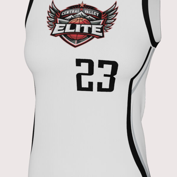 Central Valley Elite Reverse Basketball Jersey Thumbnail